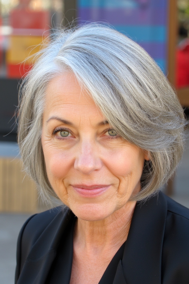 42+ Classic Short Bob Haircuts for Ladies Over 60 Who Want a Youthful Style in 2025 145 sleek short bob elegance