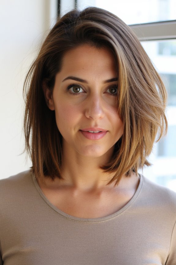 50+ Short Hairstyles for Thin, Fine Hair to Appear Thick & Full in 2025 58 sleek short bob hairstyle