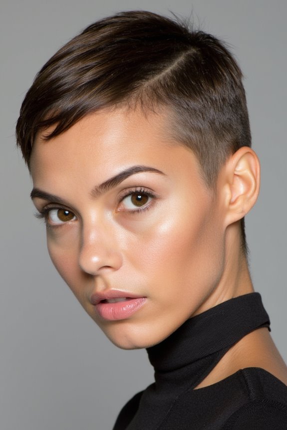 15+ Cutest Shaved Pixie Cuts for a Bold Look in 2025 18 sleek smooth polished pixie