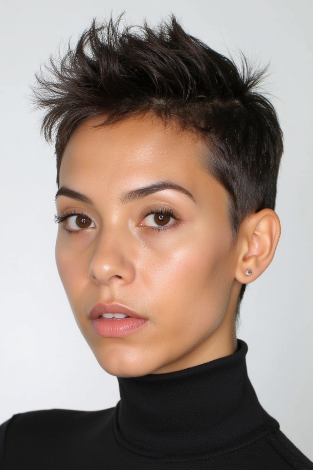 24+ Spiky Pixie Cuts for a Bold, Yet Super Cute Look in 2025 7 sleek spiky pixie elegance
