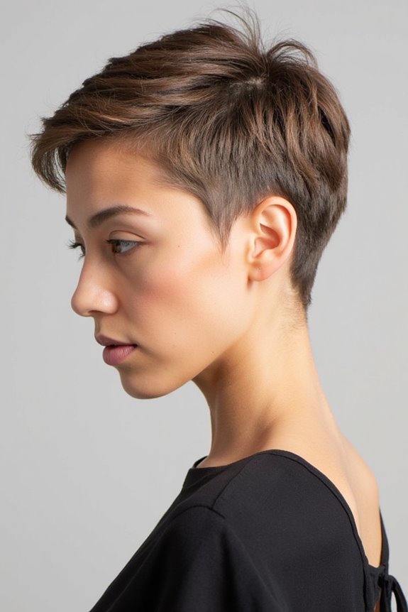 The "Wixie Cut" Hair 2025 Trend: 31 Incredible Ways to Get It 25 sleek tapered nape hairstyle