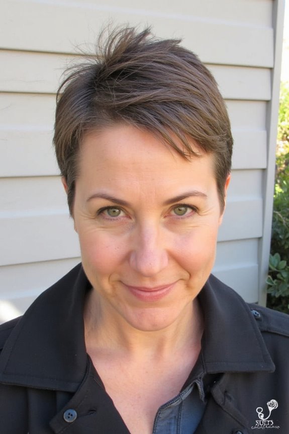 20+ Stunning Short Haircuts for Women Over 50 With Thick Hair in 2025 30 sleek undercut pixie style