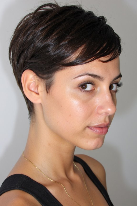 39+ Best Pixie Cuts for Fine Hair to Look Fuller in 2025 69 sleek wet look pixie