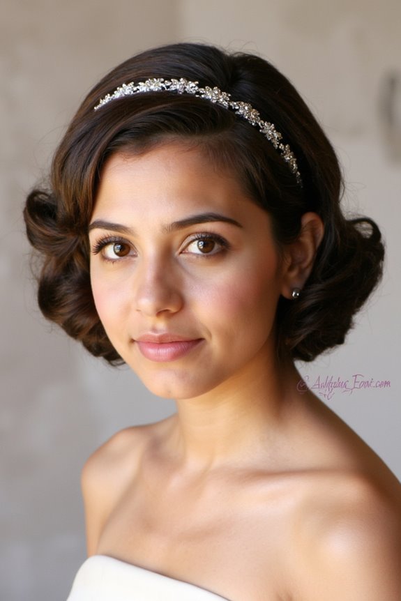 1 Prom Hairstyle for Short Hair Is Here (+35 More) in 2025 26 soft curls headband elegance