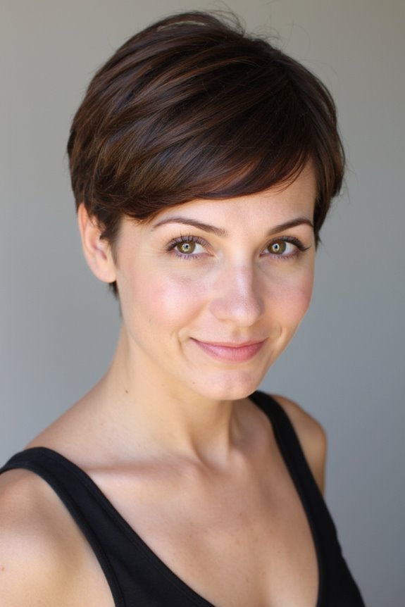 48+ Most Volumizing Pixie Cuts for Thin Hair in 2025 70 soft feathered bangs styling