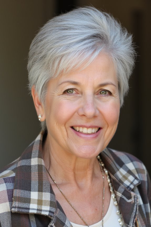 25+ Ladies Over 60 With a Round Face Show How to Rock Short Haircuts in 2025 75 soft feathered hairstyles for round faces