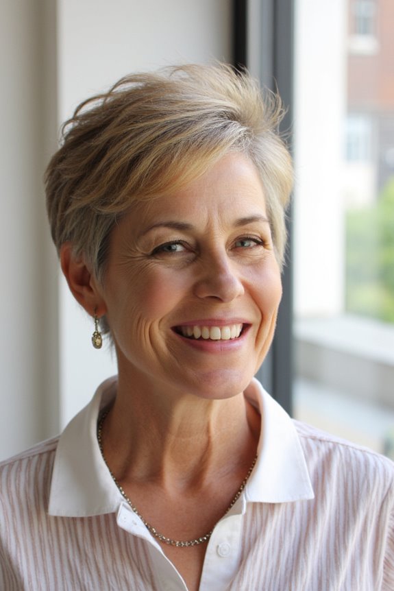 44+ Stylish & Fuss-Free Short Hairstyles for Women Over 50 in 2025 118 soft feathered pixie cut