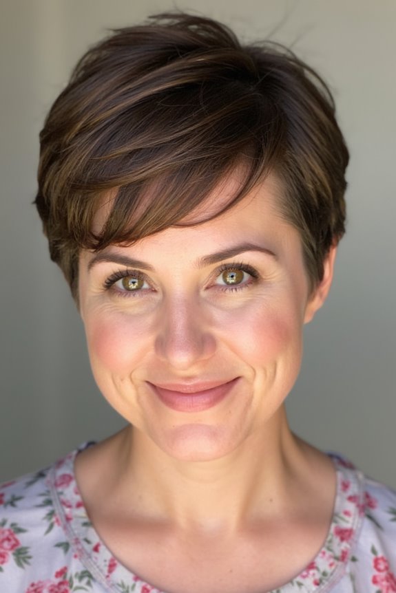 42+ Flattering Short Hairstyles for Long Faces in 2025 70 soft layered pixie hairstyle