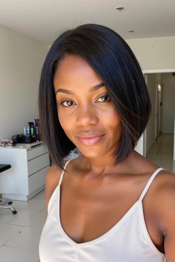 28+ Hottest Short Weave Hairstyles for Black Women in 2025 46 soft layers elegant movement