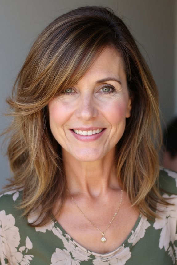 15+ Stylish Short Shaggy Haircuts for Women Over 40 in 2025 24 soft shag with bangs