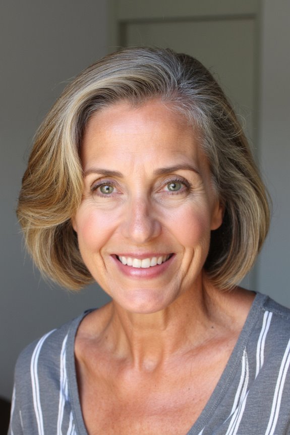 29+ Slimming Short Hairstyles for Women Over 50 With Round Faces in 2025 17 soft waves short bob