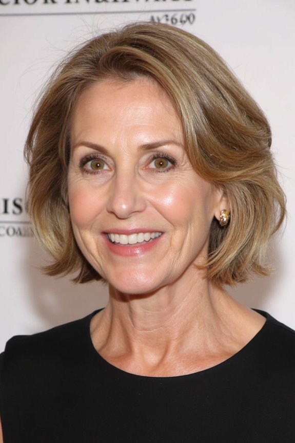 15+ Flattering Short Stacked Bob Haircuts Women Over 50 Will Love in 2025 10 soft wavy bob hairstyle