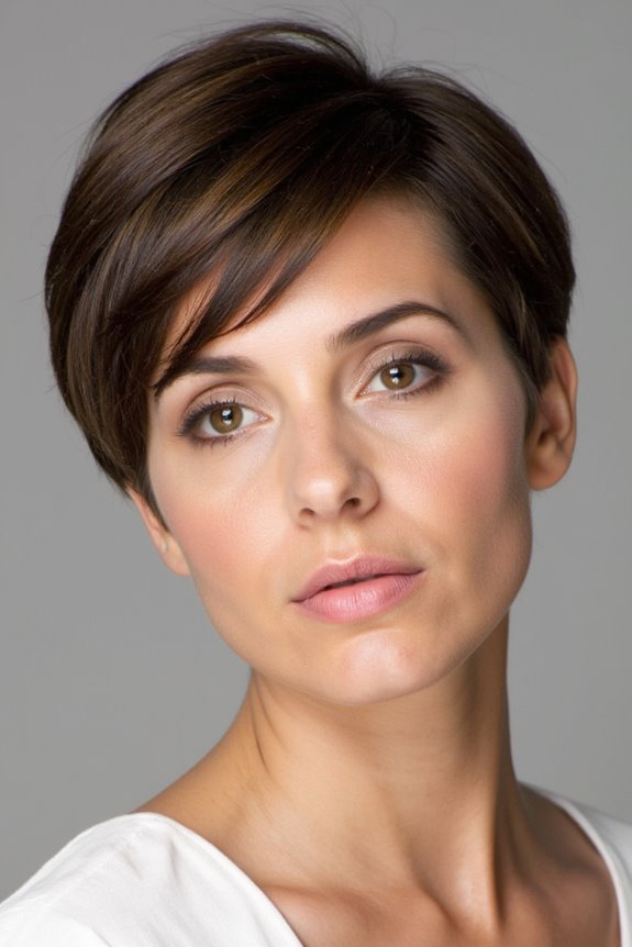 29+ Most Flattering Pixie Cuts for Oval Face Shapes in 2025 69 sophisticated asymmetrical pixie style