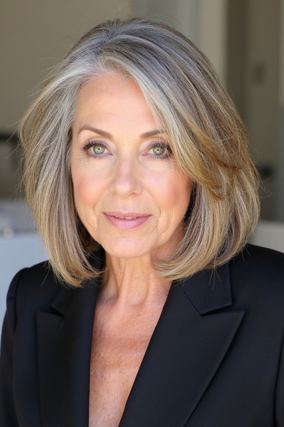 40+ Stunning Chin-Length Hairstyles Every Woman Over 60 Should Try in 2025 54 sophisticated chin length bob colors