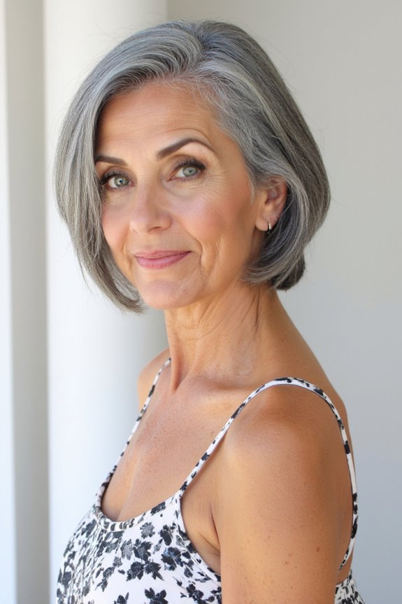 44+ Stylish & Fuss-Free Short Hairstyles for Women Over 50 in 2025 98 sophisticated gray bob care