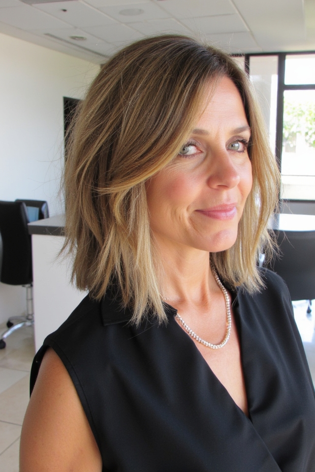 21+ Short Choppy Haircuts Women in Their 70s Can Pull-Off 2025 53 sophisticated layered bob hairstyle
