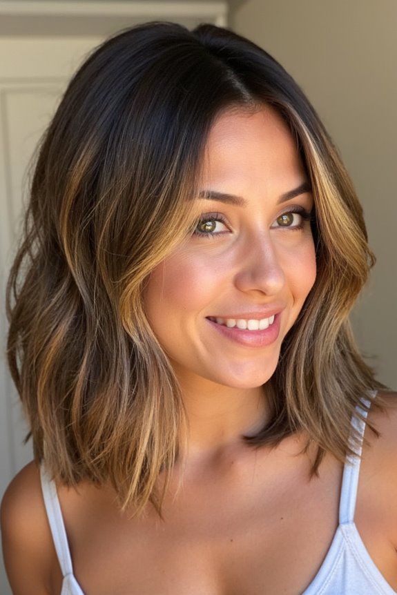 25+ Short, Light Brown Hair Ideas to Inspire Your Next Cut & Color for 2025 9 sophisticated light brown lob