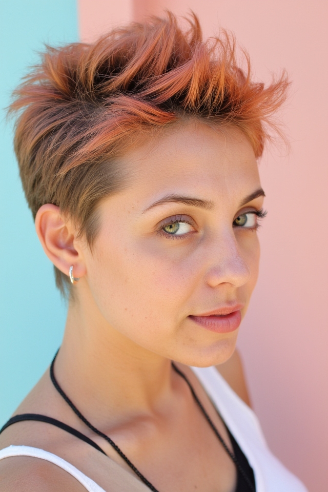 24+ Spiky Pixie Cuts for a Bold, Yet Super Cute Look in 2025 10 spiky hair with wispy bangs