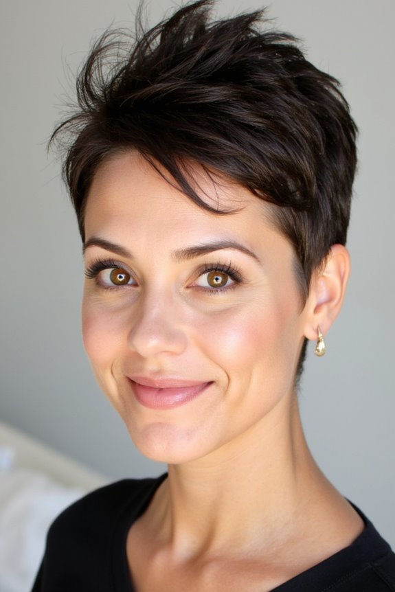 32+ Cutest Short Shaggy Haircuts for Fine Hair to Look Fuller in 2025 34 spiky textured pixie hairstyle