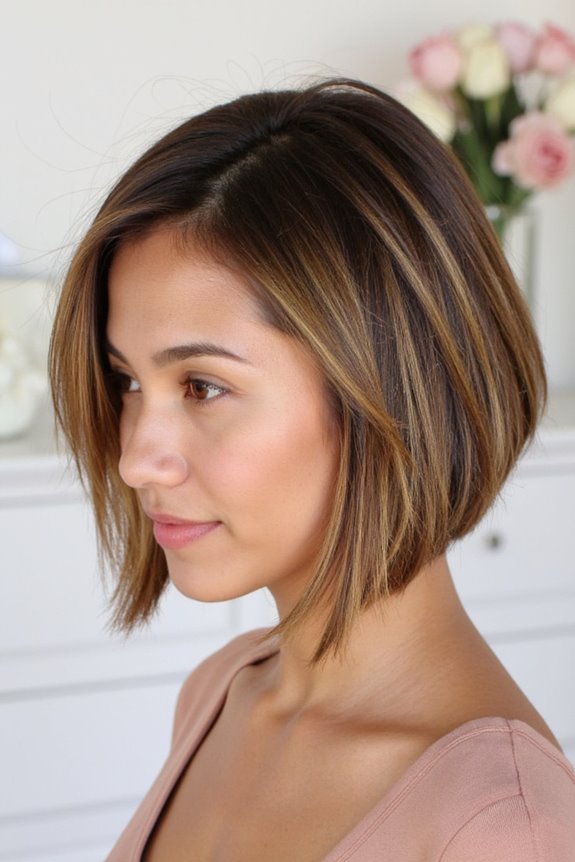 Top 22+ Short Inverted Bob Haircuts Trending in 2025 23 stacked inverted bob highlights