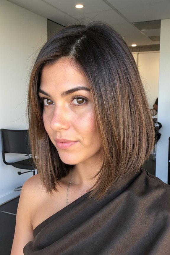 29+ Super-Cute Jaw-Length Haircut Ideas Taking Over Salons in 2025 66 structured jaw length a line bob