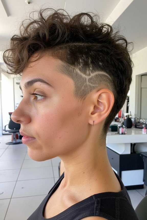 26+ Cutest Short Haircuts for Thick, Wavy Hair to Style More Easily in 2025 55 stylish curly undercut design