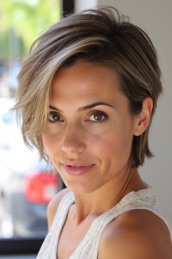 25+ Short, Light Brown Hair Ideas to Inspire Your Next Cut & Color for 2025 46 stylish short brown highlights
