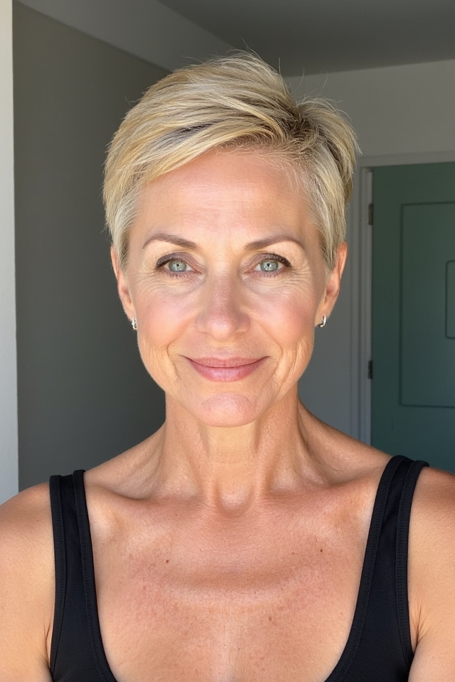 50+ Fabulous Short Haircuts Women Over 60 Are Getting in 2025 74 subtle highlights for pixie