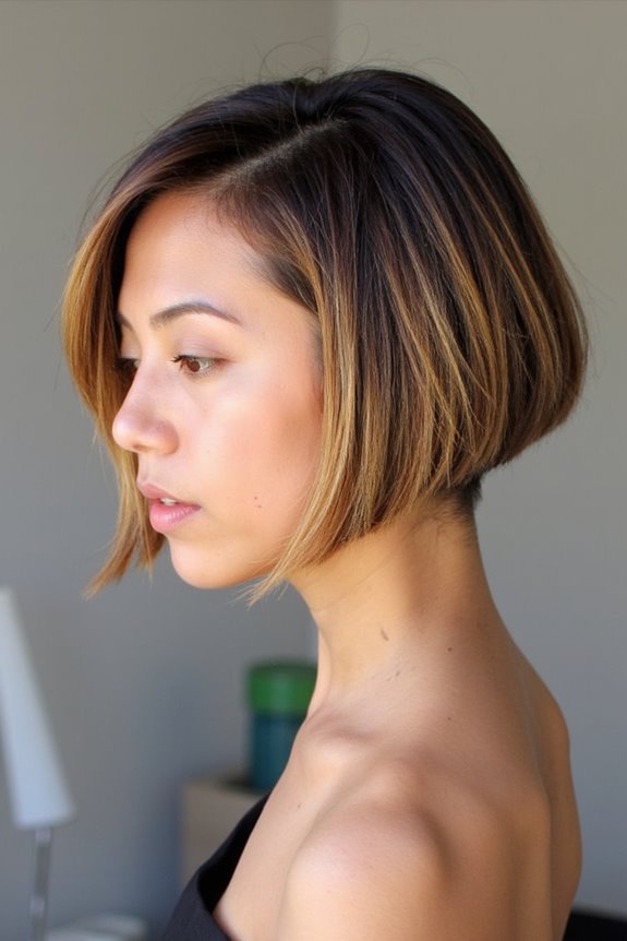 47+ Trendy Short Bob Haircuts & Hairstyles Women Are Getting in 2025 69 subtle ombre bob styles