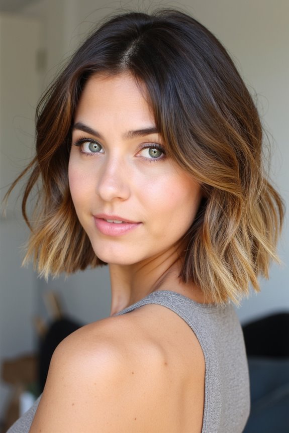 30+ Short Wavy Bob Haircuts Trending Right Now in 2025 70 subtle ombre enhances wavy bob