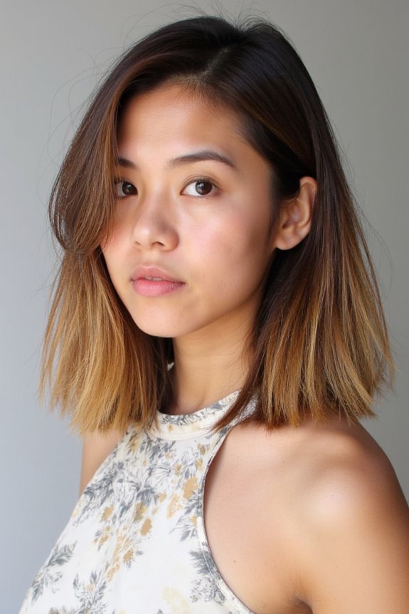 29 Ways You Can Get an Ear-Length Haircut and Still Look Cute in 2025 86 subtle ombre for ear length hair