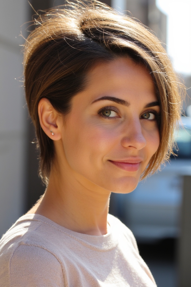50+ Fantastic Short to Medium Layered Haircuts for That In-Between Length 2025 110 subtle under layers enhance sophistication