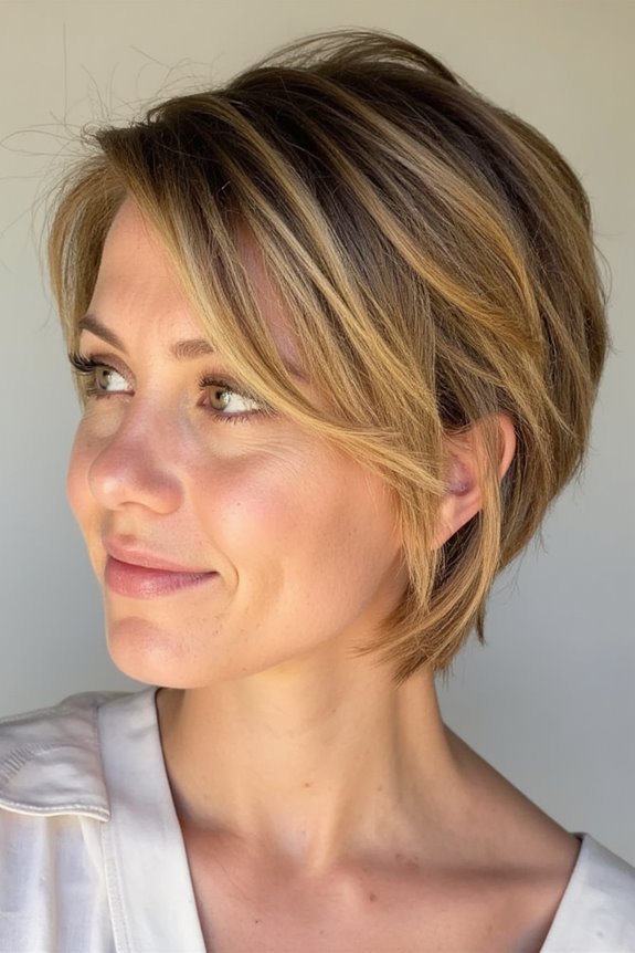 36+ Cutest Ways to Get a Pixie Cut With Highlights for a Dimensional Crop in 2025 66 sun kissed blonde pixie balayage