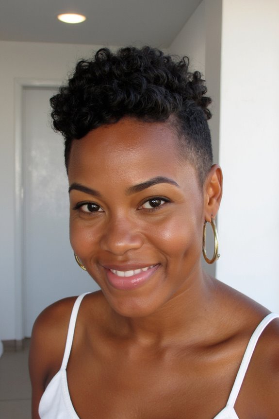 40+ Incredible Short Hairstyles for Black Women in 2025 115 tapered cut with curls