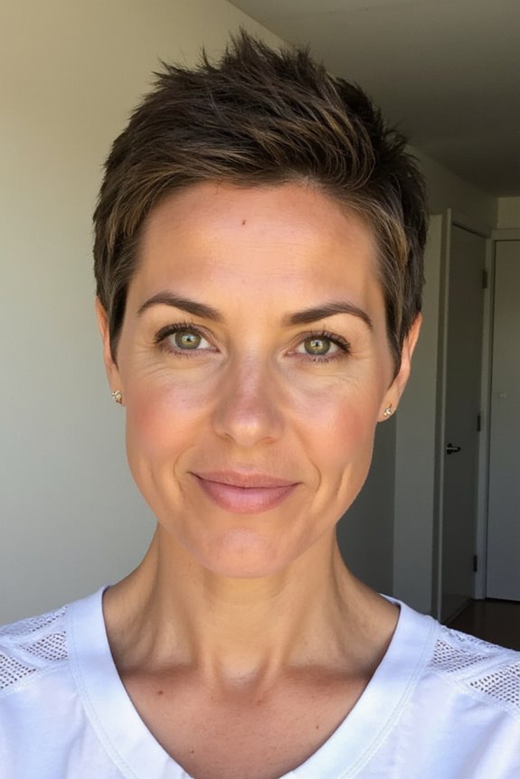 15+ Trendy Short Hairstyles Women Over 30 Are Loving in 2025 32 tapered cut with highlights