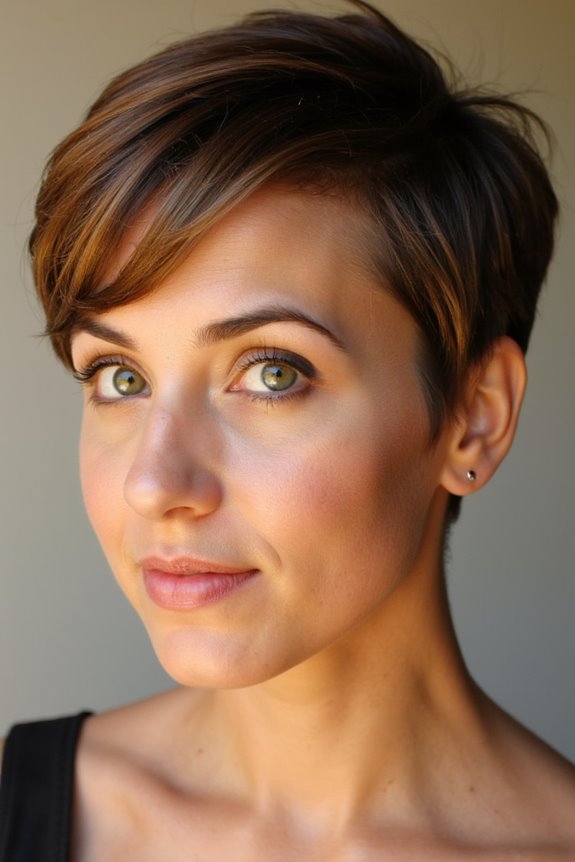 35+ Most Flattering Ways to Get a Pixie Cut for Round Face Shapes in 2025 20 tapered nape pixie cut