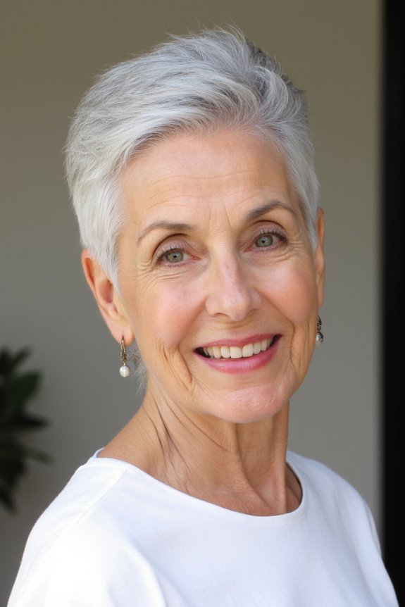 23+ Perfect Pixie Haircuts for Women Over 70 to Pull Off in 2025 56 tapered nape pixie elegance