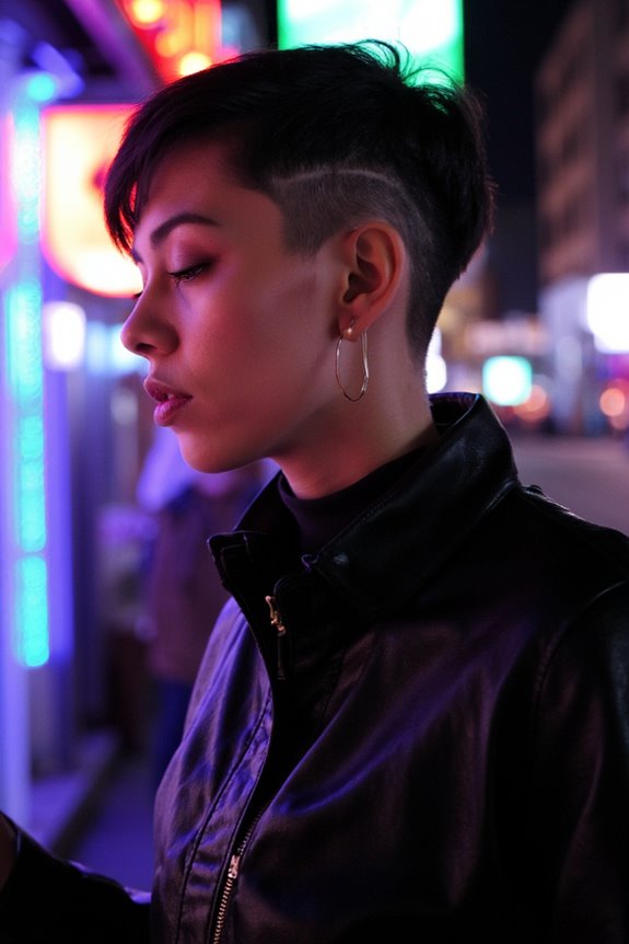 35+ Edgy Short Haircuts for Women Wanting a Bold, New Style in 2025 94 tapered neckline short hairstyle