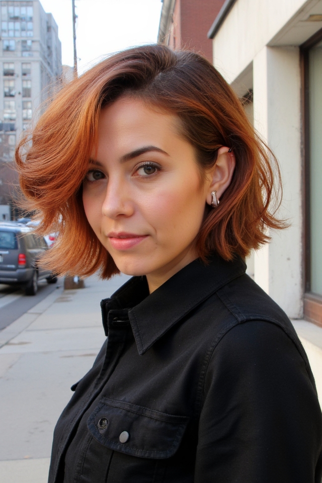 36+ Short Asymmetrical Bob Hairstyles Trending in 2025 39 textured asymmetrical bob style