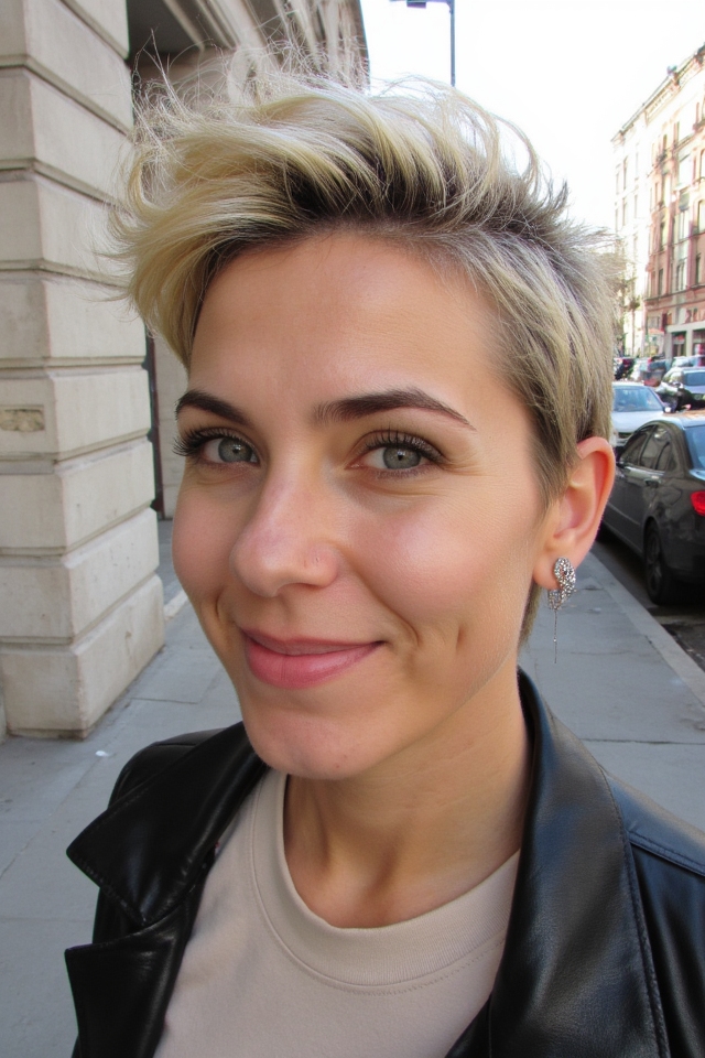 50+ Bixie Haircut Examples Trending Right Now 38 textured blonde bixie hairstyle