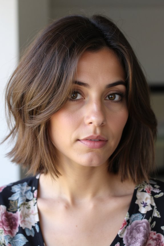 50+ Short Hairstyles for Thin, Fine Hair to Appear Thick & Full in 2025 2 textured bob with layers