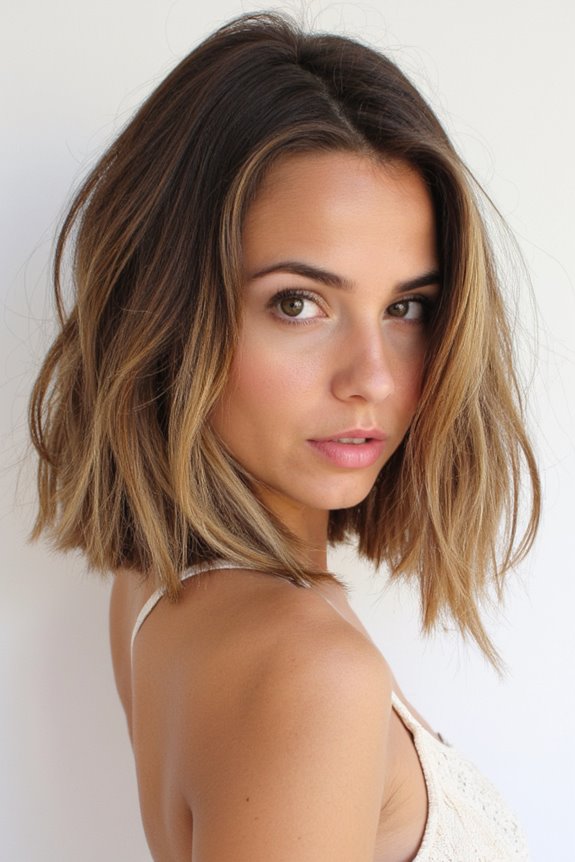 50+ Short Hairstyles for Thin, Fine Hair to Appear Thick & Full in 2025 183 textured bob with waves