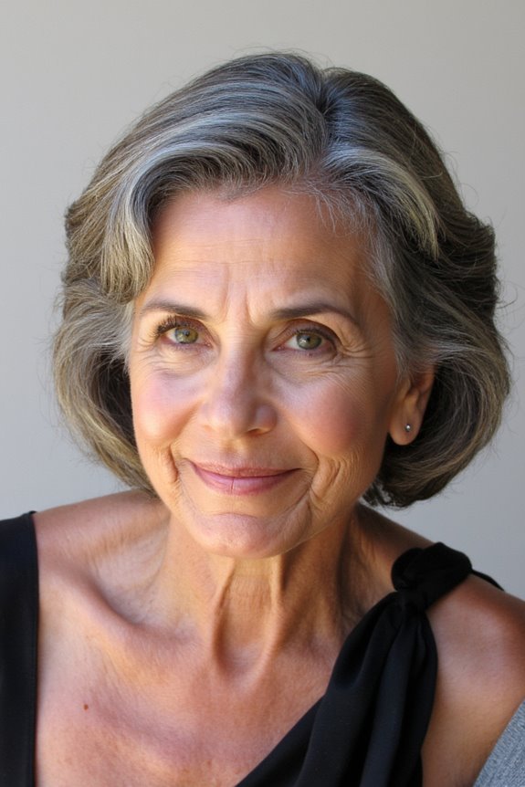 30+ Trendy Short Haircuts for Older Women With Fine Hair to Boost Volume in 2025 6 textured bob with waves