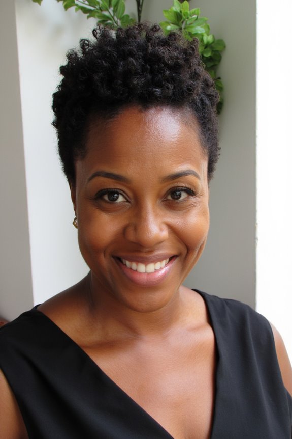 20+ Youthful Short Natural Haircuts for Black Women Over 50 in 2025 29 textured bouncy twist out style