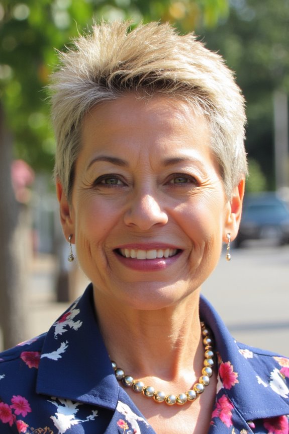 43+ Trendiest Pixie Haircuts for Women Over 50 in 2025 6 textured choppy pixie hairstyle