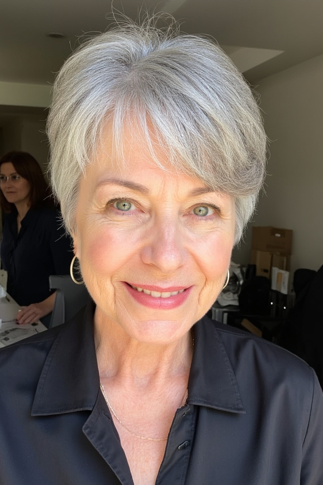 50+ Fabulous Short Haircuts Women Over 60 Are Getting in 2025 101 textured crop for maturity