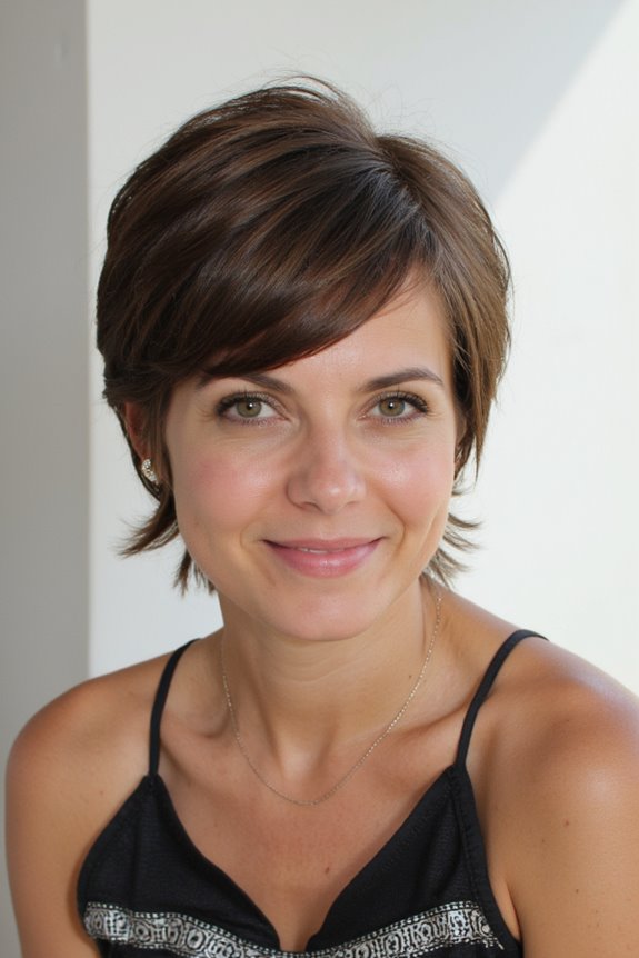 50+ Short Hairstyles for Thin, Fine Hair to Appear Thick & Full in 2025 148 textured crop with fringe