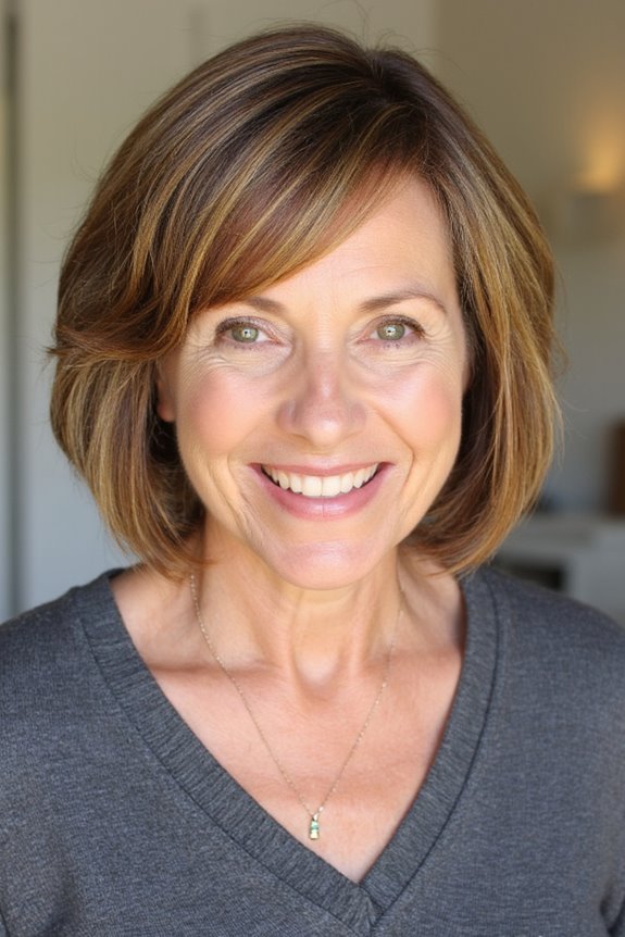 30+ Trendy Short Haircuts for Older Women With Fine Hair to Boost Volume in 2025 51 textured crop with highlights