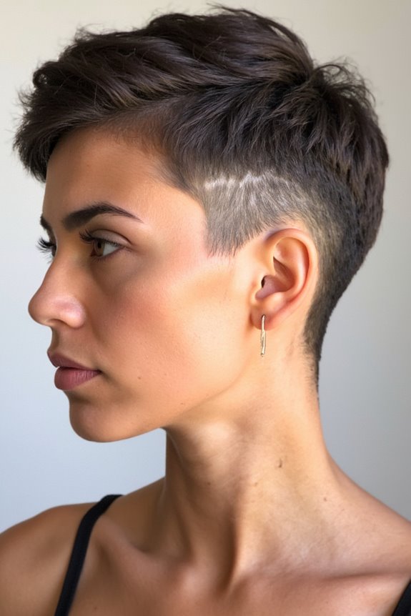 42+ Flattering Short Hairstyles for Long Faces in 2025 53 textured crop with undercut