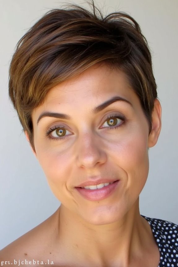 35+ Most Flattering Ways to Get a Pixie Cut for Round Face Shapes in 2025 41 textured crown for pixie